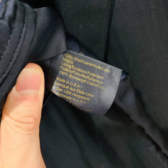 MILANO SAXXON 1818 Brooks Brothers Men's Dark Navy Blue Striped Suit 44R $1,395 - Picture 9 of 16